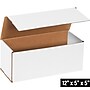 Corrugated Mailers, 12" x 5" x 5", White, 50/Bundle (M1255)~#|#~1ACBE1CD-7C8E-40B7-A5E48F3FE8BBD414_sc7