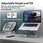 Uncaged Ergonomics 10.2" x 10" Metal Swivel Laptop Stand 2.0, Silver  (SLS-Silver)~#|#~1ACF93C6-17FA-4DA8-A311F83F8AF1B452_sc7