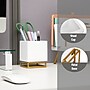 Mind Reader Pen Holder, White (PENWD-WHT)~#|#~1AD1E136-350D-4645-994FEA677490900A_sc7