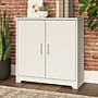 Bush Furniture Cabot 30"H Small Storage Cabinet with 2 Shelves, White (WC31998)~#|#~1ADD61D6-9D87-4EC0-A21D1E6054E48630_sc7