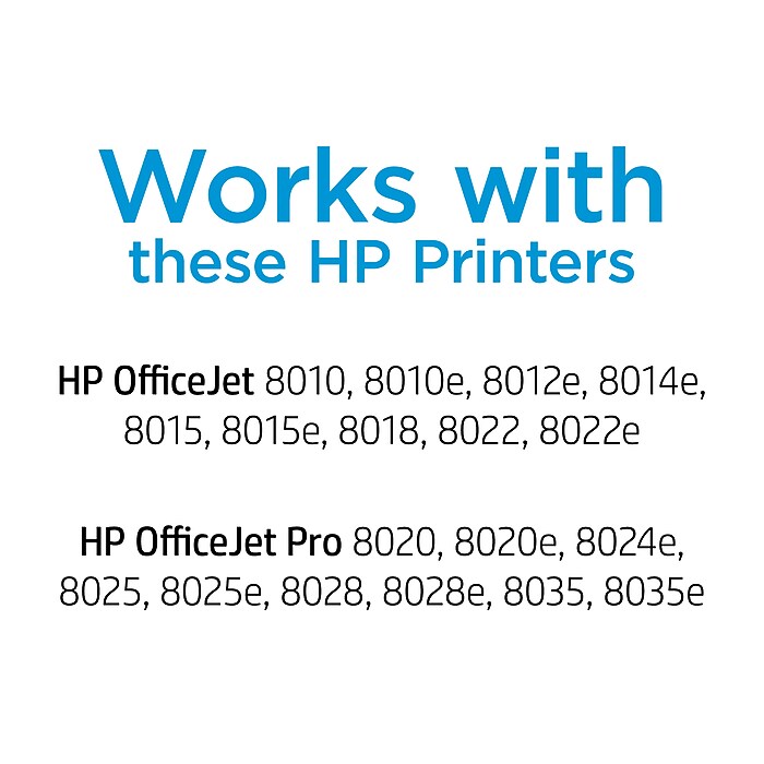 HP 910XL Black/Cyan/Magenta/Yellow High Yield Ink Cartridges, 5