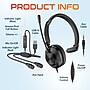 Delton T30Y Training Headset with Master Adapter, Computer Headset Splitter Training Supervising Coaching Bundle (DWHT230Y)~#|#~1AE1DA15-77EE-451D-9913F842C9CAEA3B_sc7