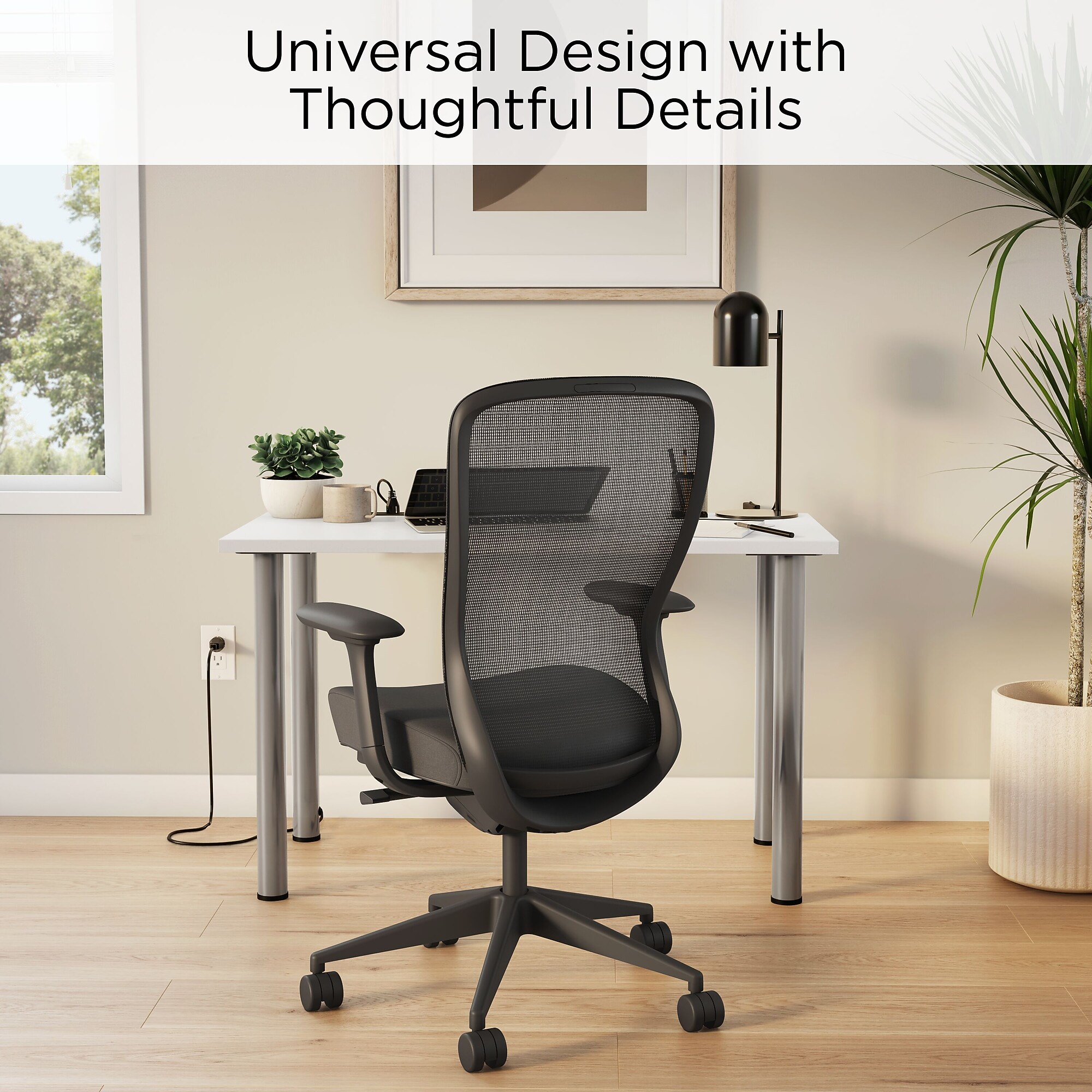 Union & Scale Essentials 48″W Computer and Writing Desk, White (UN56969) Sansujyuku sansujyuku.com