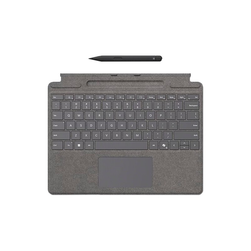 Microsoft Surface Pro Keyboard with Slim Pen for Business, Platinum (8X8-00164) image 1