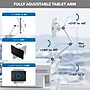 Mount-It! MedHub Mobile Medical Cart Workstation with Drawers, Tablet Arm, and Locking Caster Wheels, White/Grey (MI-16028)~#|#~1AE8608A-E548-4941-82FD2E8213582C3F_sc7