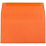 JAM Paper A8 Booklet Envelope 5 1/2" x 8 1/8", Orange, 100/Pack (95740d)~#|#~1AEA7F6C-AAAA-4333-8835A73C896F08C9_sc7