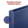 Staples 1 1/2" 3-Ring Non-View Binder, D-Ring, Navy Blue (26413-CC)~#|#~1AF32EE2-D2C9-48D0-AD8103D33031FA39_sc7