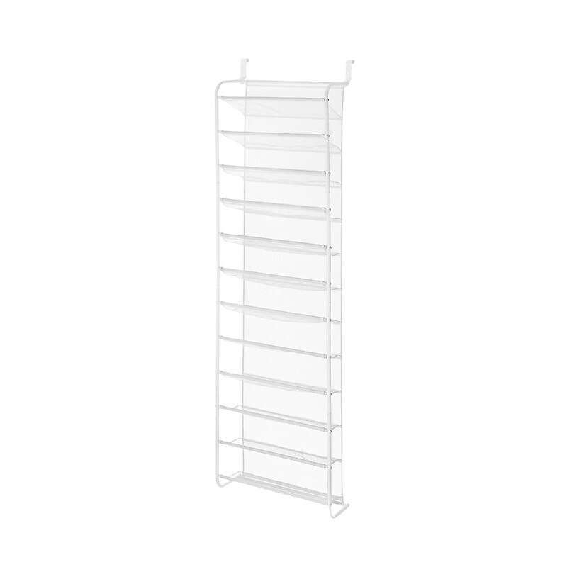 Whitmore 36-Pair Over-the-Door Shoe Rack, White (60377037WHTSIOC) image 1