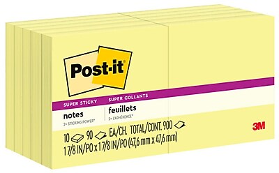 thumbnail image 2 of Post-it Notes, Super Sticky Notes Pad, Coloured Notes Rio Collection, Memo Note Pad For Notes 2 of 13