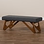 Baxton Studio Rika Fabric Bench, Dark Grey (158-9777-HiT)~#|#~1AF709F4-34B0-4B25-8A7412C32B44E2E1_sc7