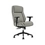 Thomasville Furniture Darius Ergonomic Bonded Leather Swivel Executive Chair, Gray (51490-GRY)~#|#~1AFBC2D1-E4E2-42FF-BCDCBF7AE2127429_sc7