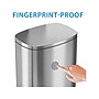 HLS Commercial Stainless Steel Step Trash Can with Hinged Lid, 13.2-Gallon, Silver (HLSS13R)~#|#~1AFFD8F7-978D-4708-817F48CF83B5F142_sc7