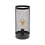 Creekwood Home Industrial Mesh Cylinder 12.75" LED Table Lamp, Black (CWT-1005-BK)~#|#~1B0083C5-9D0E-41C5-99518F622EF726F5_sc7
