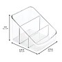 iDESIGN 3-Compartment Plastic Desk Organizer, Clear, 2 Piece (28166M2)~#|#~1B01317A-70BD-4A62-B4557CB4A7226729_sc7