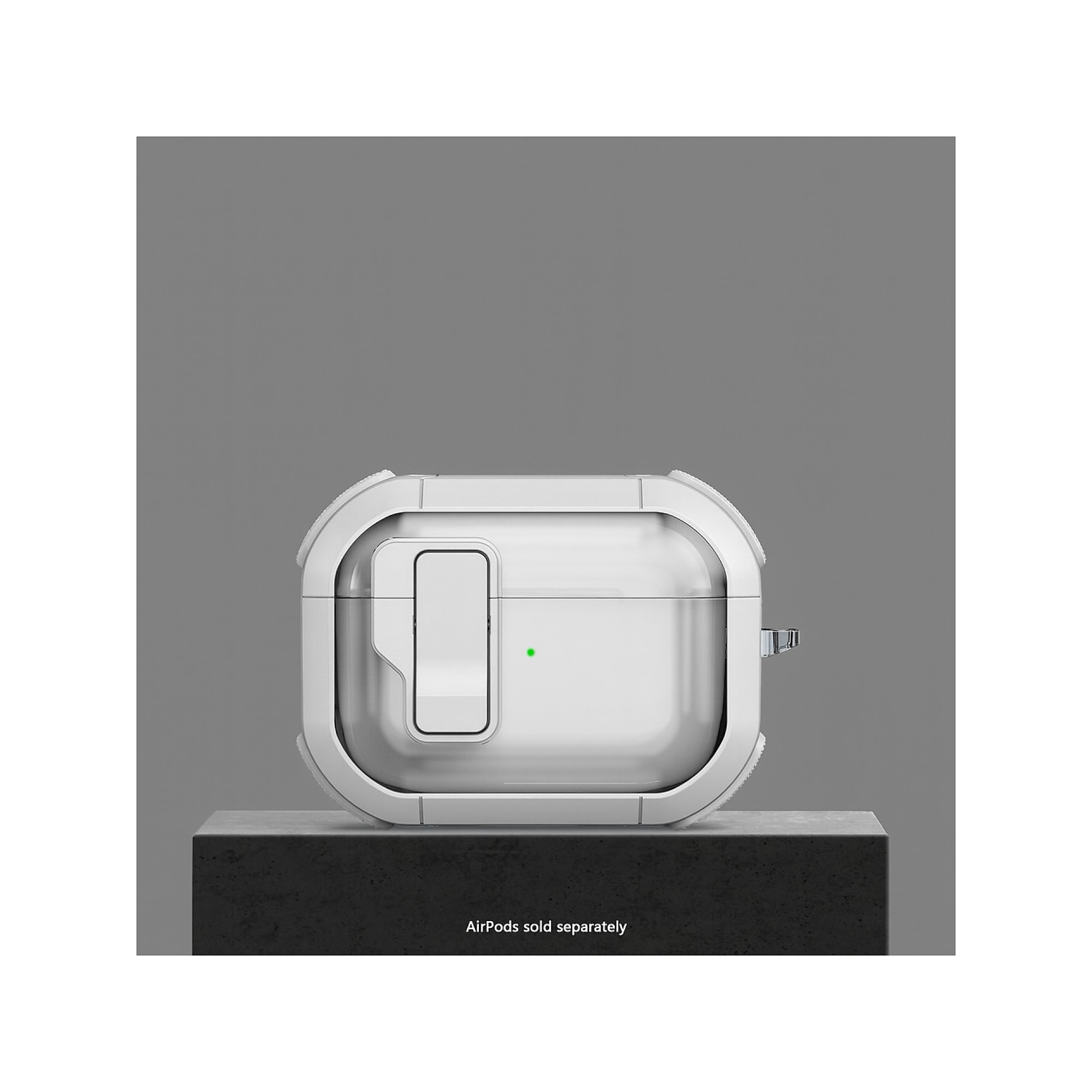 SaharaCase Venture-X Series Secure Lock Case with Premium Clip for Airpods Pro 3, Anti-Shock Corners, Lime Stone, (HP00231) Sansujyuku sansujyuku.com