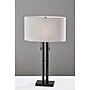 Adesso Foster 28"H Incandescent Table Lamp, Black/Off-White (4359-01)~#|#~1B0E8BDC-938C-4D54-9FDDED29D9C88CEE_sc7