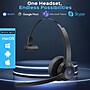 Treblab C7 Noise Canceling Bluetooth Stereo Computer Headset, Black~#|#~1B1393EB-A451-45C0-87A71227CBDACA8F_sc7