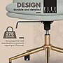 Elle Decor Ariana Armless Ergonomic Fabric Swivel Computer and Desk Chair, Mint Blue (60121-MBLU)~#|#~1B1CFA57-9D11-49FC-821B95A512E88F24_sc7
