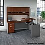 Bush Business Furniture Westfield 72"W 3 Position Sit to Stand L Desk w/ Hutch and File Cabinet, Hansen Cherry (SRC124HCSU)~#|#~1B2050C8-37EE-413C-9B12E803517741B1_sc7