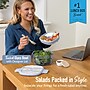 bentgo Wildly Chic All-in-One Salad Container, 5-Compartment, Soft Blue, 61 oz. (BGLSLPT-WCSB)~#|#~1B23A4DC-2961-4F80-9B07B31680637208_sc7
