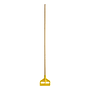 Rubbermaid Invader 60" Wood Wet Mop Handle, Yellow/Natural (FGH116000000)~#|#~1B24D66E-807D-4145-9AAF9D0F31A989B3_sc7