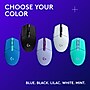 Logitech G305 Lightspeed Wireless Ergonomic Optical Gaming Mouse, Lilac (910-006020)~#|#~1B25DA94-8DAC-4D17-87813C6A9798C4C6_sc7