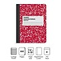 Staples® Composition Notebooks, 7.5" x 9.75", College Ruled, 100 Sheets, Assorted Colors, 4/Pack (ST58370)~#|#~1B2725CB-3C93-49E6-B5D4F33433630EC1_sc7