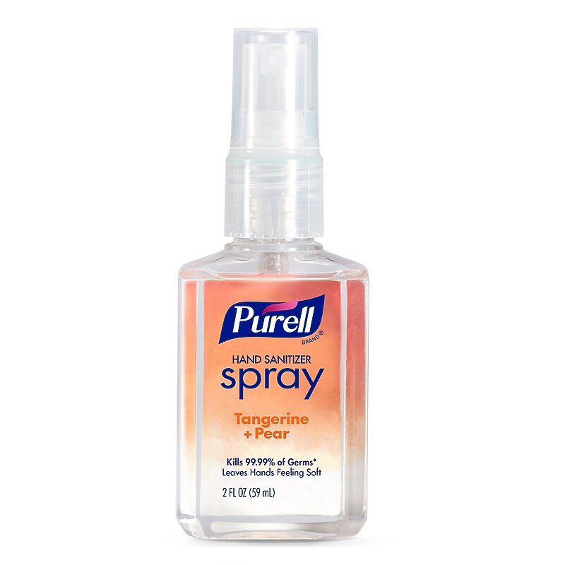 Purell Liquid Hand Sanitizer, Tangerine & Pear Scent, 2 oz. (2025-24) image 1