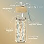 bentgo Whimsy & Wonder Plastic Water Bottle, 15 oz., Wavy (BGKDWB1-WAV)~#|#~1B31BEC4-19C3-4A7B-A3D3C45A684DC80E_sc7