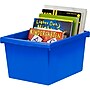 Storex Polypropylene/PP 4 Gallon Classroom Storage Bin, 7.9" x 11.3" x 13.6", Blue, 3/Bundle (STX61451U06C-3)~#|#~1B32E303-6E36-43D0-A38D318A760D36E0_sc7