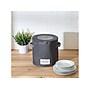 Honey-Can-Do Polyester Round Dinnerware Storage Box, Gray (SFT-09236)~#|#~1B38D46D-88C4-4D51-AF9216C674575EDA_sc7