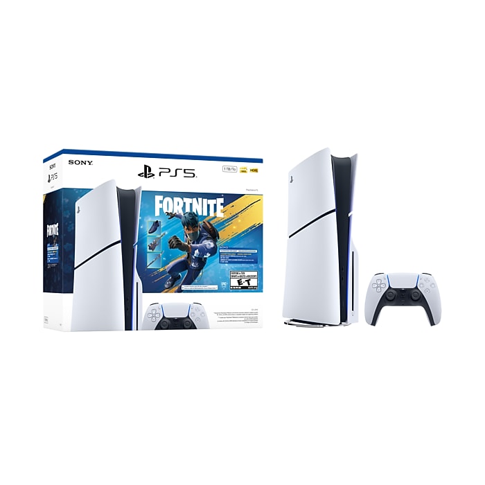 Sony PlayStation 5 Slim Gaming Console, Fortnite Flowering Chaos