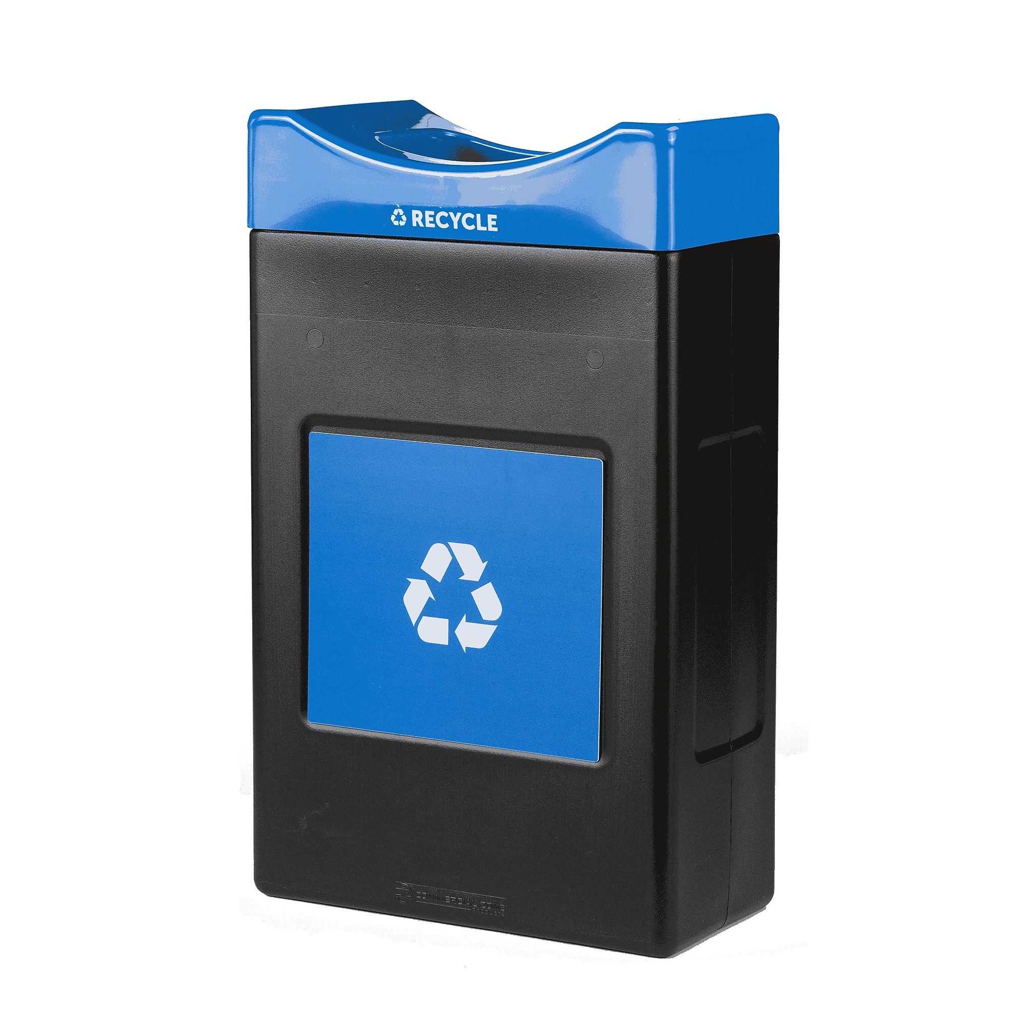 Commercial Zone Avante Polyethylene Recycling Bin, 30 Gallon, Black (7873S104A) Sansujyuku sansujyuku.com