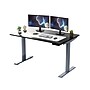 Uncaged Ergonomics Rise Up 24"-49"H Electric Adjustable Height Standing Desk with Black Bamboo Desktop (Rugbk)~#|#~1B3FA1B8-9E8E-40BB-AB045CB63BEB9C70_sc7