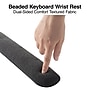 Staples TECH Beaded Non-Skid Wrist Rest, Black/Gray (23943)~#|#~1B473DB1-08E4-4710-B5FA89B6479E8D3B_sc7