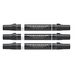 Prismacolor Professional Double-Ended Art Markers, Chisel & Fine