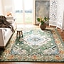 Safavieh Monaco Collection 9' x 12' Rectangle Indoor Area Rug, Machine Made, Forest Green/Light Blue (MNC243F-9)~#|#~1B495898-A761-4FDC-9F42BEB548F057B2_sc7