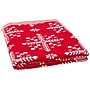Safavieh Holiday Collection 4'-2" x 5'-0" Frost Throw, Red (HOL2002A-5060)~#|#~1B49B032-C59C-4D5A-A49BDE950BE9D05D_sc7