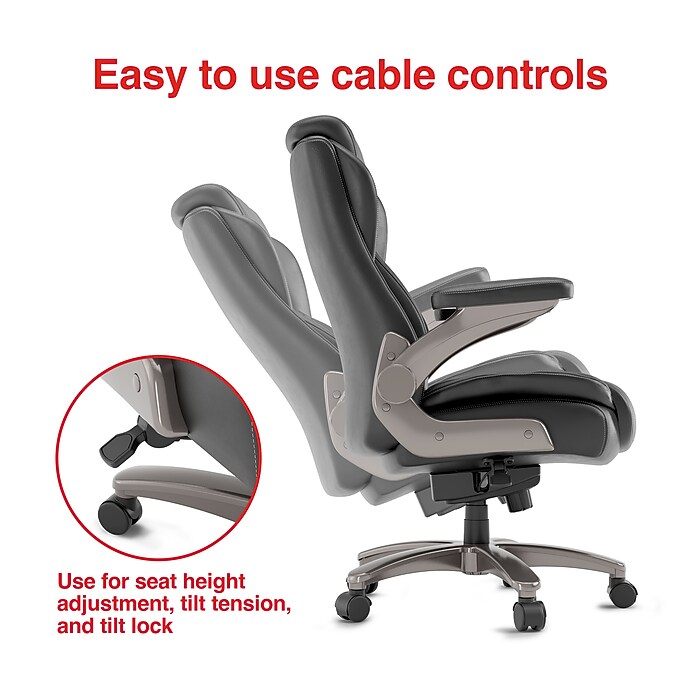 Chair　0418 Amazon.com: Drafting Chair, Tall Office Chair with Flip-up