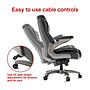 Staples Randolph Ergonomic Bonded Leather Executive Big & Tall Chair, 400 lb. Capacity, Black (ST62818)~#|#~1B4CA0EF-5A30-46DF-8DB56A2EDC507883_sc7