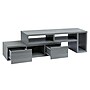 Techni Mobili Manufactured Wood Console TV Stand, Screens up to 65", Gray (RTA-7050-GRY)~#|#~1B4F348E-1119-4870-8132A9D43B8BE70A_sc7