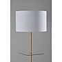 Adesso Imogen 67"H Antique Brass Floor Lamp with Linen Textured Fabric Shade (3189-21)~#|#~1B52DB03-E74C-4116-82AD59BD2C259216_sc7