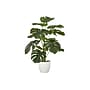 Monarch Specialties Inc. 24" Artificial Monstera Plant in Pot (I 9551)~#|#~1B597359-DAE2-4553-B0C5A0DDE0B65EF7_sc7