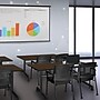 Regency Kobe Flip Top 60"W x 24"D Rectangular Training Room Table, Laminate, With Wheels, Neo Walnut (MKFT6024NW)~#|#~1B6057F0-97CB-45A4-BB879FB1553AB303_sc7