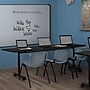 Regency Kobe 84"W x 24"D Foldable Training Room Table, Laminate, With Wheels, Ash Grey (MKFT8424AG)~#|#~1B6460B5-D82E-4458-BDD2F3270D15BF28_sc7
