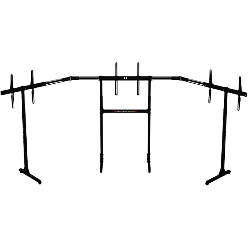 Next Level Racing Adjustable Triple Stand, Up to 65" Monitor, Matte Black (NLR-A010) image 1