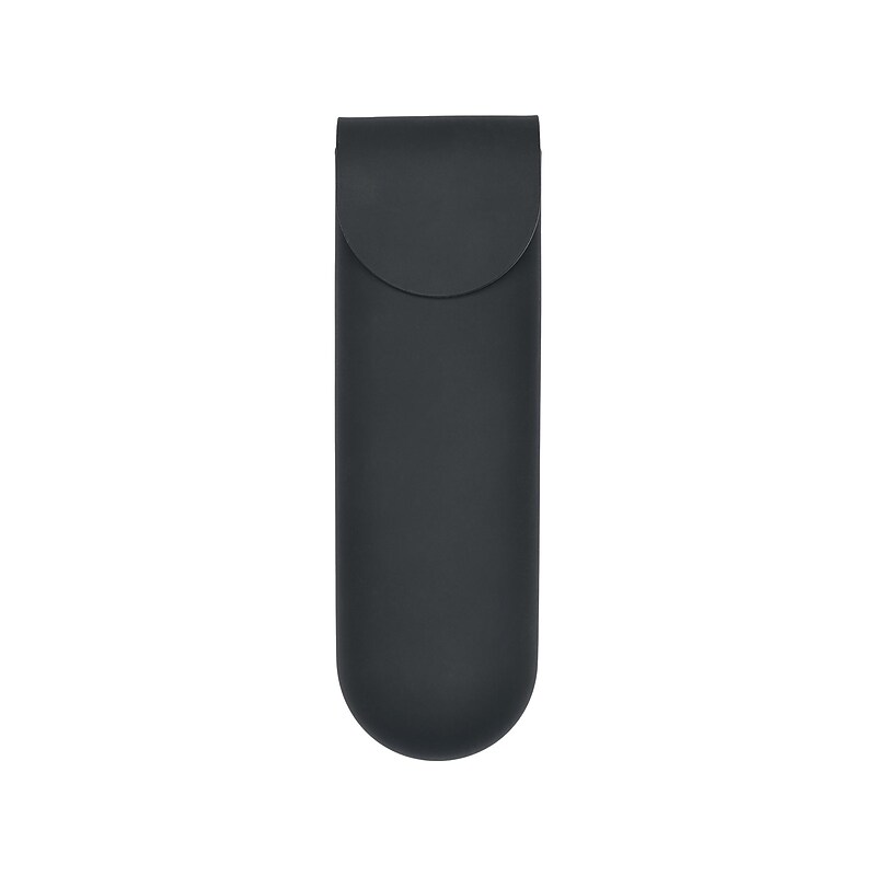 Excello Global Products 3" Silicone Travel Pouch, Black (SPLS-TRVL-0006) image 1