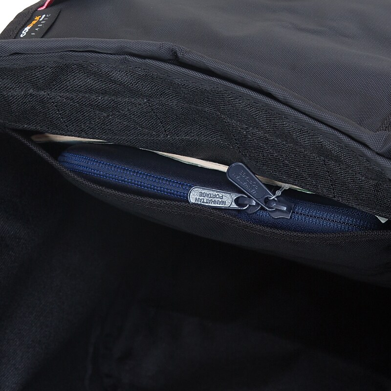 Manhattan Portage Gramercy Laptop Backpack, Large, Black (843531028798) image 1