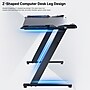 Eureka Colonel Z1-S 45" Computer Gaming Desk, Black (GD0075-BK)~#|#~1B6FC5EA-DCD0-4F7B-BEA0140566BE097C_sc7