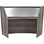 Regency Marque 72"W Curved Reception Desk Workstation, Driftwood Gray (77310GY)~#|#~1B70EE15-C2CE-4F40-A57C110CE82D2DAB_sc7